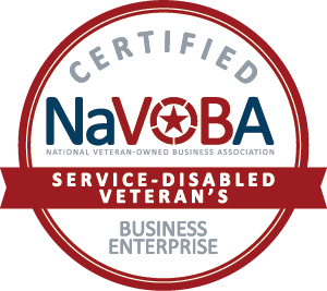 NaVOBA Certified Service-Disabled Veteran's Business Enterprise logo